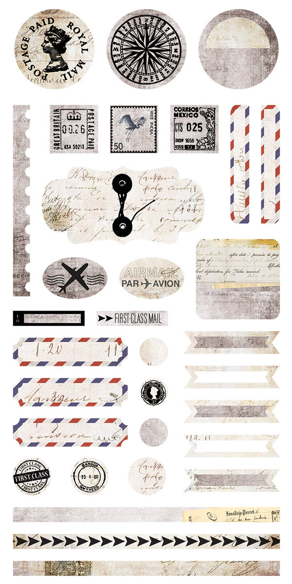 Air Mail - Element Stickers 6x12