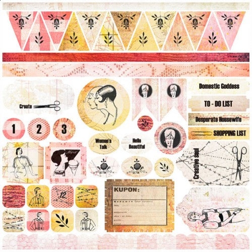 Domestic Goddess - Stickers 12x12