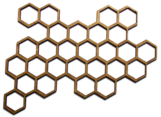 Hexagon Chipboard background