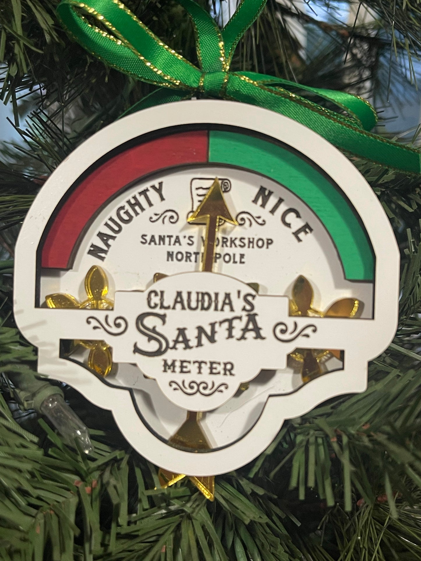 Santa Meter Ornament