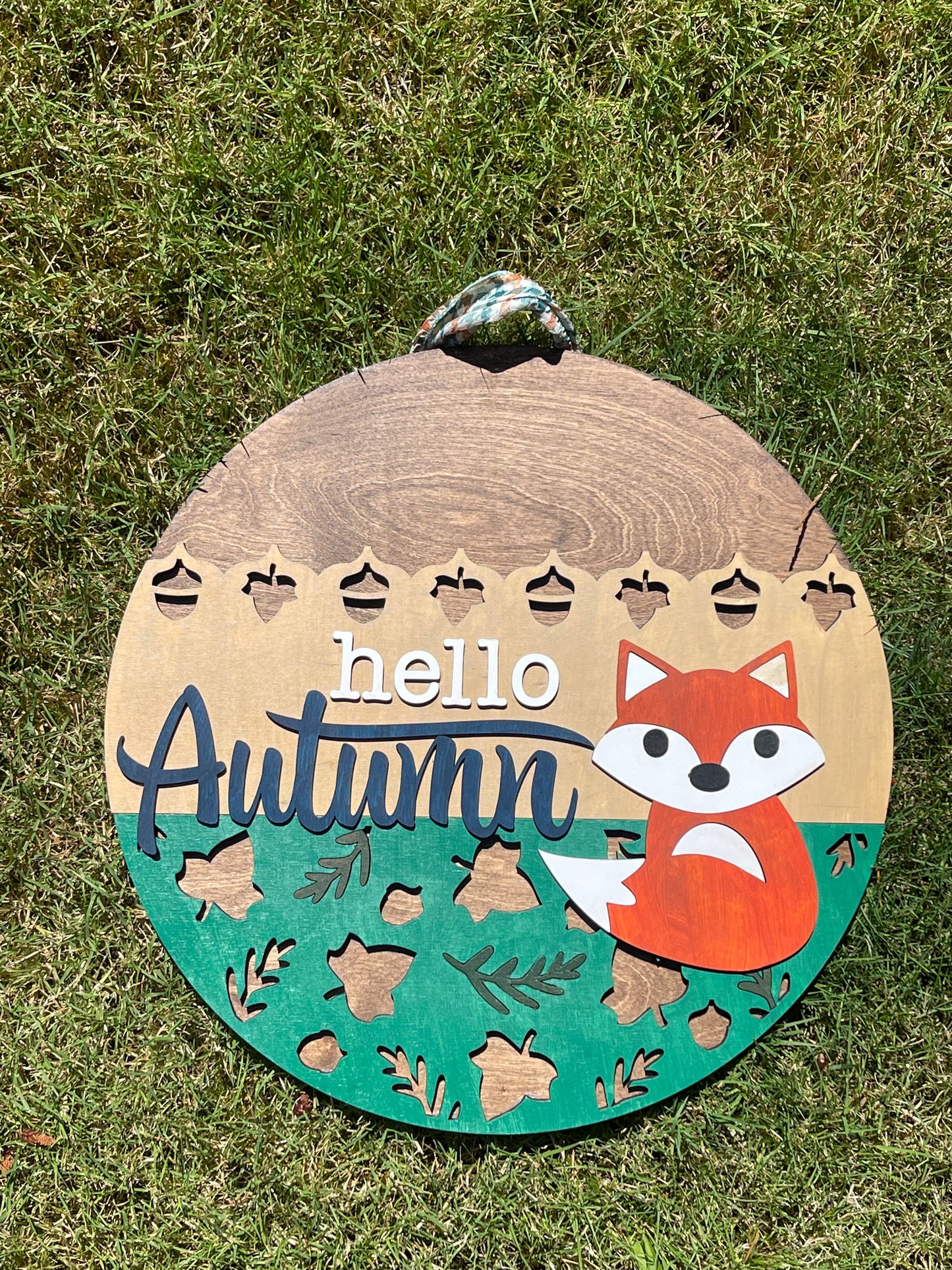 Hello Autumn Fox Blank DIY