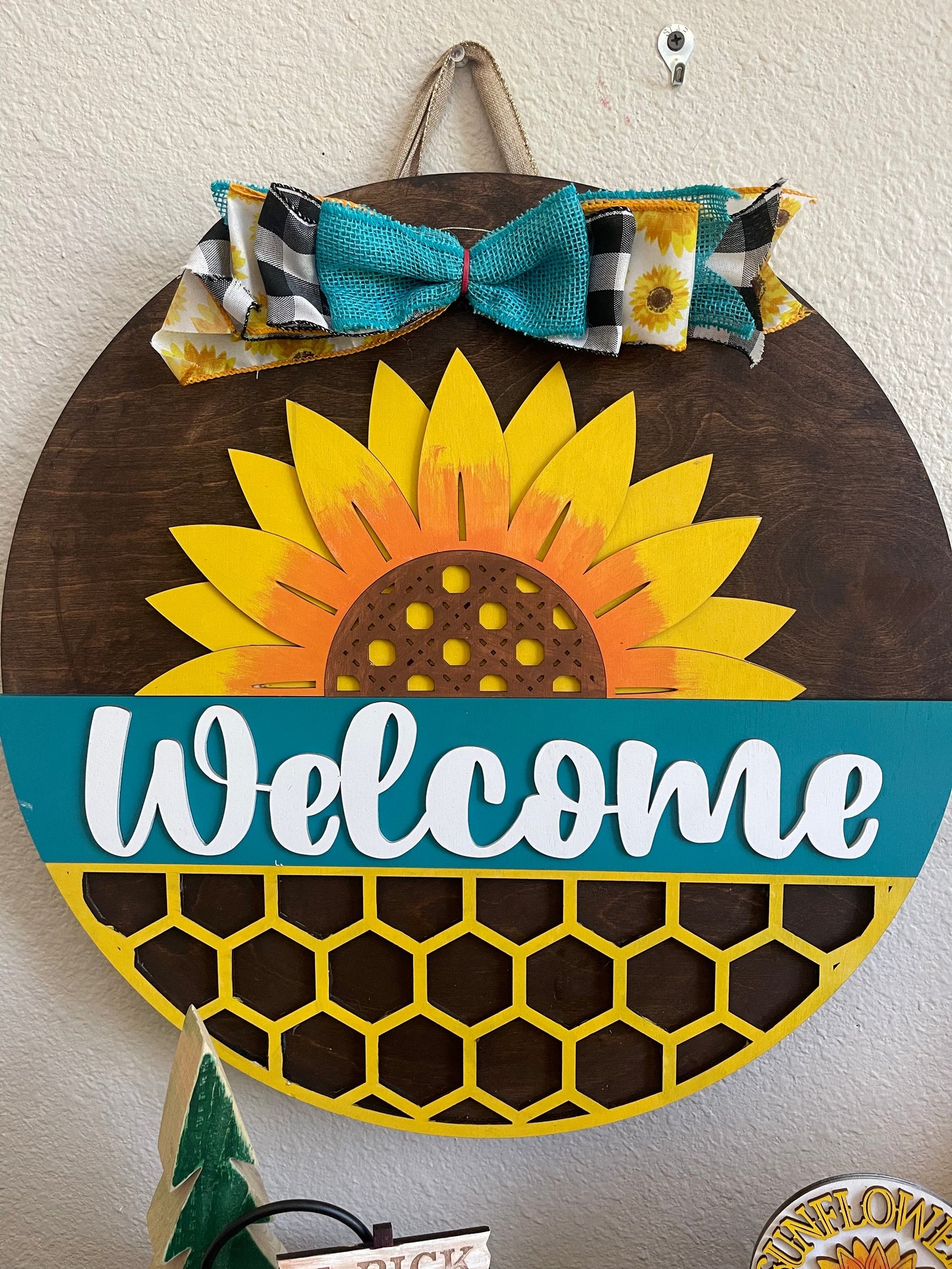 Sunflower Doorhanger Paint Party
