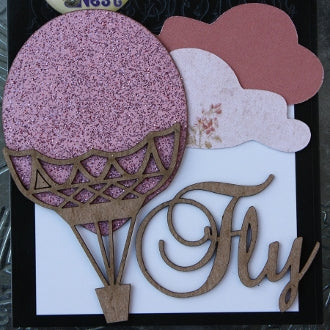 Rosy Fly Die-cuts